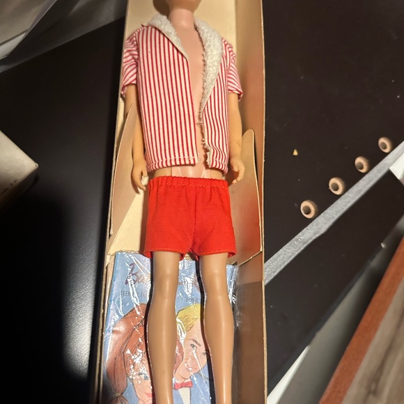 1960 Ken Mattel Doll with Red and White Outfit